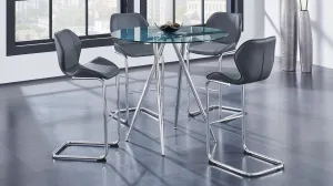 5 Piece Dining Room Set (D1503BT   D1446BS-GR)