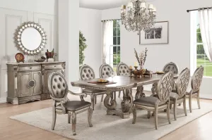 Antique Champagne Dining Table By Homeroots - 318905