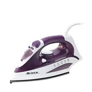 Ariete Steam Iron Ceramic Soleplate Auto-Clean Function, 2000Watts, Purple