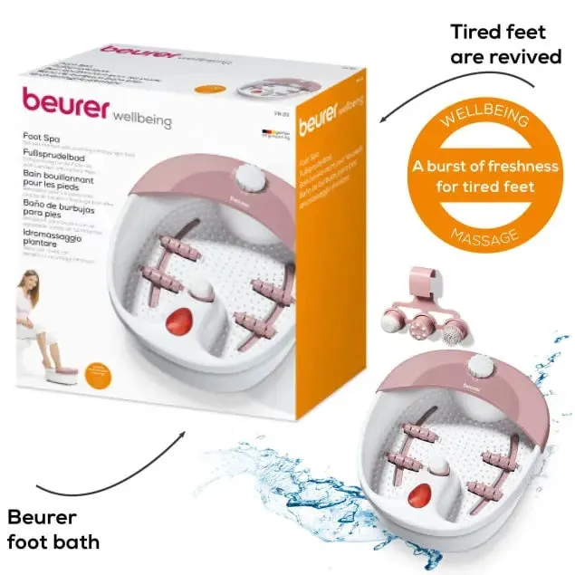 Beurer Foot Spa Massage, Pink