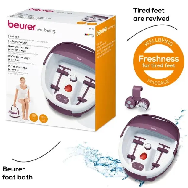 Beurer Foot Spa Massage, Purple