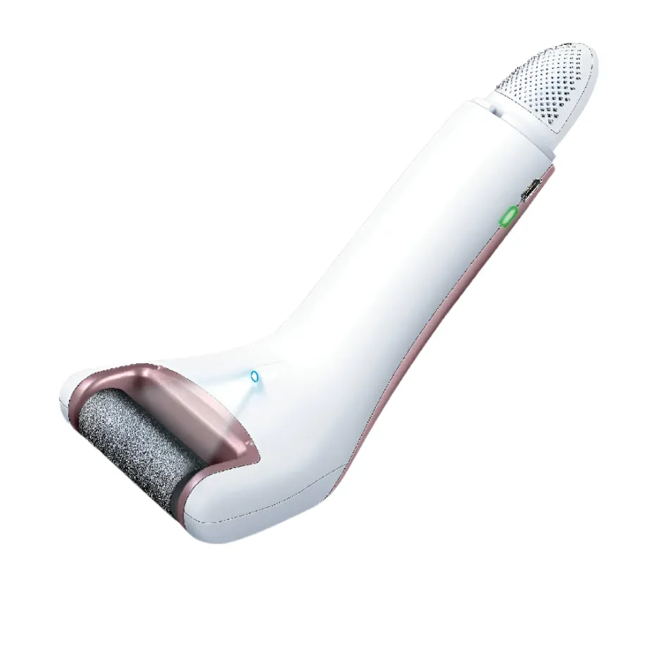 Beurer Portable Pedicure Device, Two Rollers, Pink