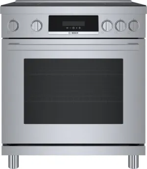 Bosch 30" 800 Series Stainless Freestanding Induction Electric Range HIS8055U