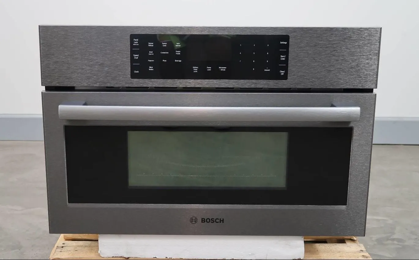 Bosch 800 Series 30" Electric Combination 1.6 cu. ft Single Wall Oven HMC80242UC