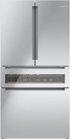 Bosch 800 Series 36" SS 20.5 Cu. Ft 4 French Door Smart Refrigerator B36CL81ENG
