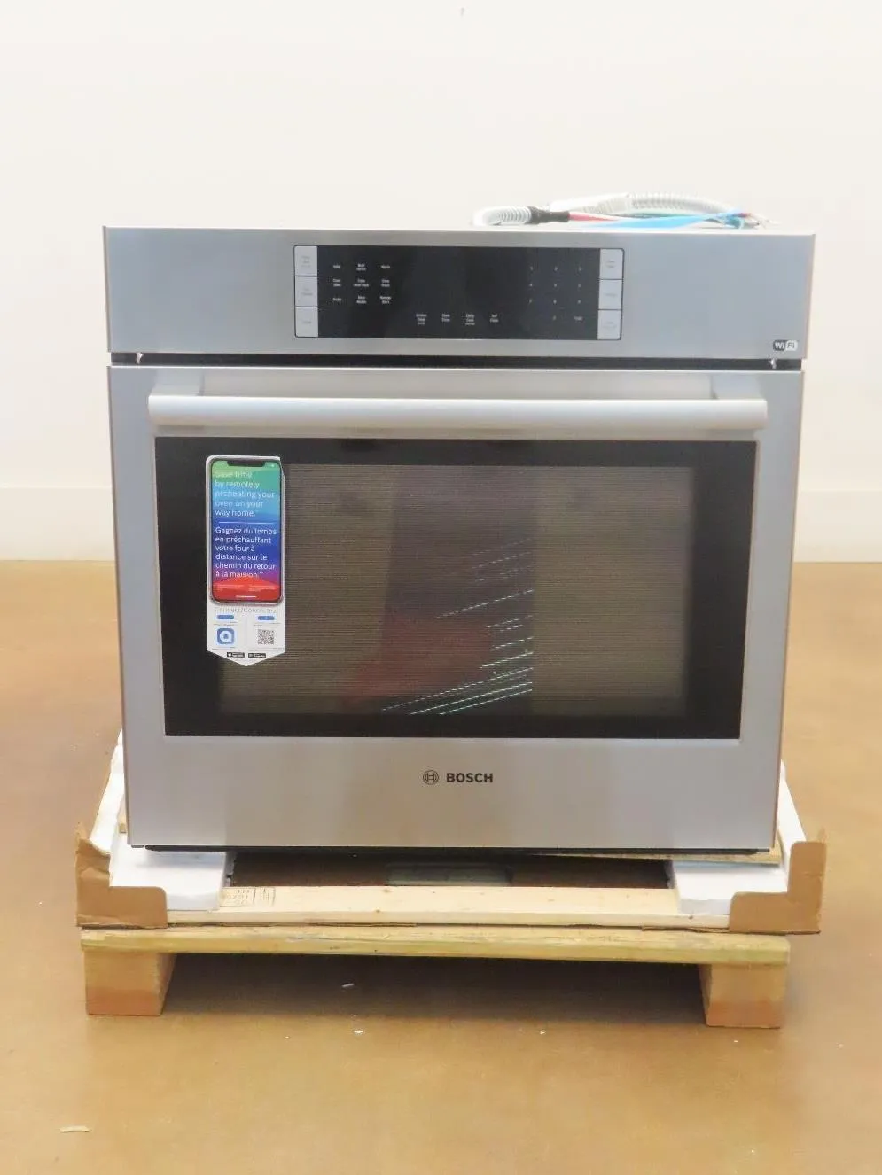 Bosch 800 Series HBL8453UC 30" Smart Single Electric Wall Oven Full Warranty Pic