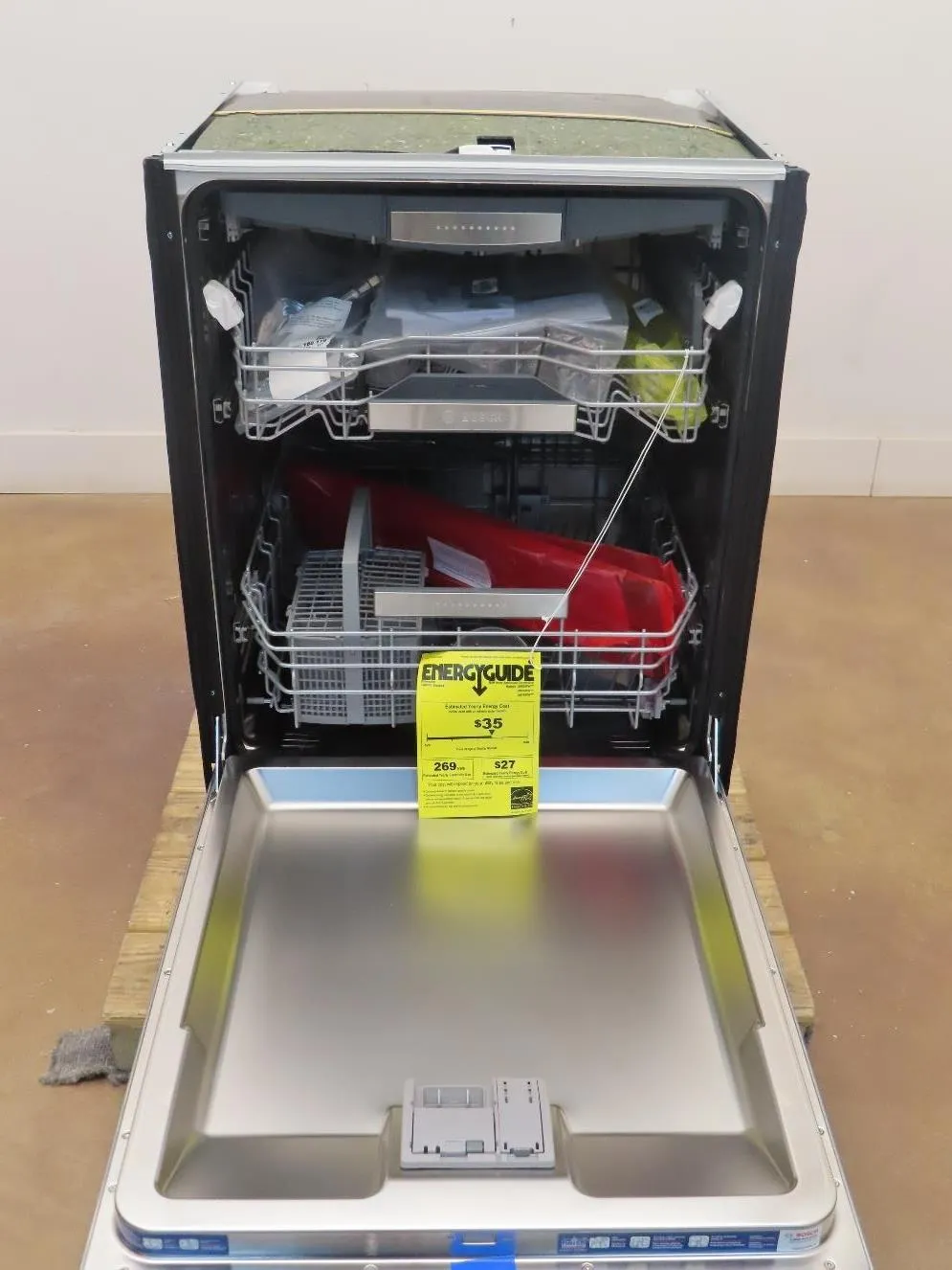 Bosch Benchmark Series SHV89PW73N 24" 39 dBA Dishwasher Full Warranty PanelReady