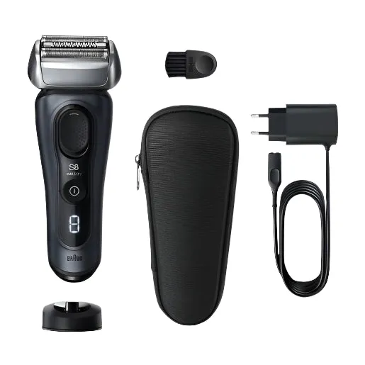 Braun Shaver Helps to Capture More Hair, This Shaver Uses Brauns Unique Sonic, Black