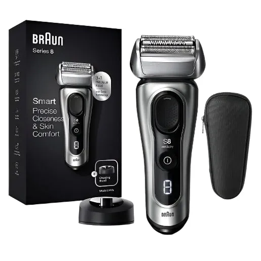 Braun Shaver Helps to Capture More Hair, This Shaver Uses Brauns Unique Sonic, Black