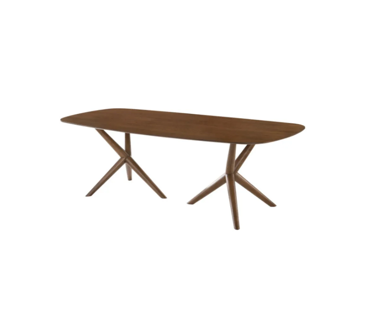 Brown Solid Manufactured Wood Dining Table By Homeroots