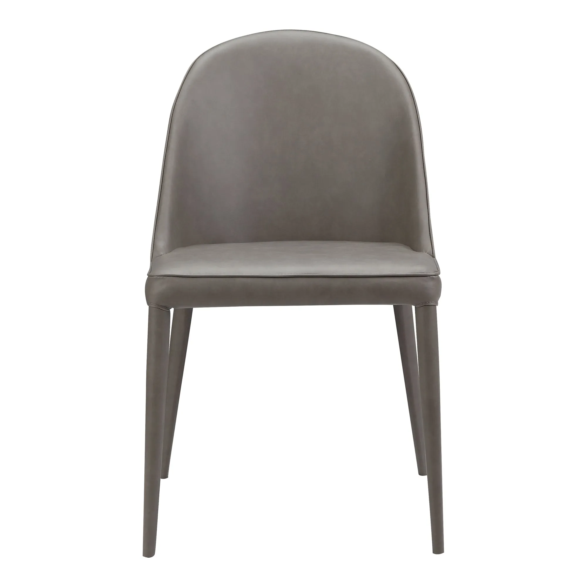 Burton Pu Dining Chair Grey -M2 (Set Of 2) By Moe's Home Collection