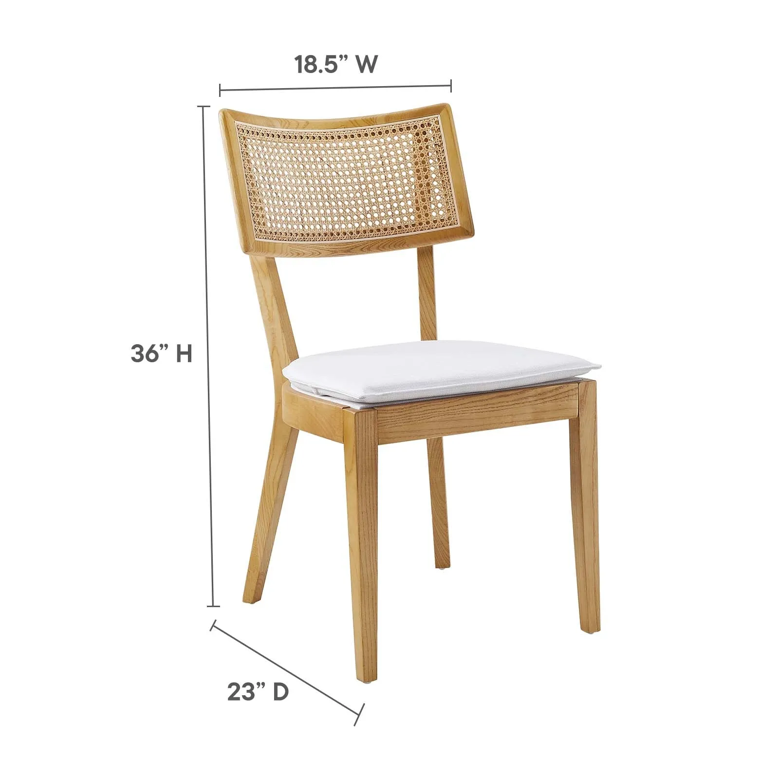Caledonia Wood Dining Chair Set of 2 By Modway - EEI-6080