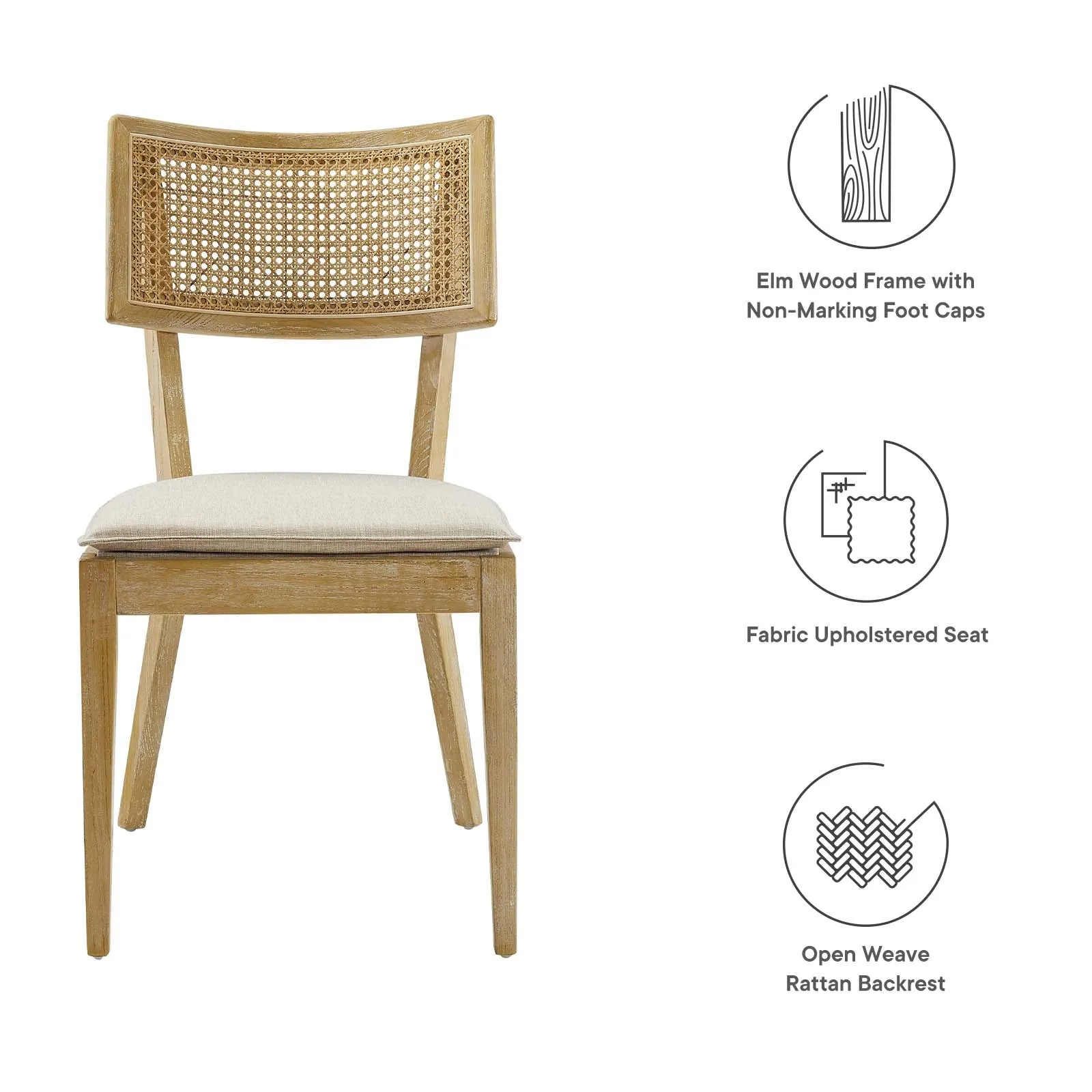 Caledonia Wood Dining Chair Set of 2 By Modway - EEI-6080