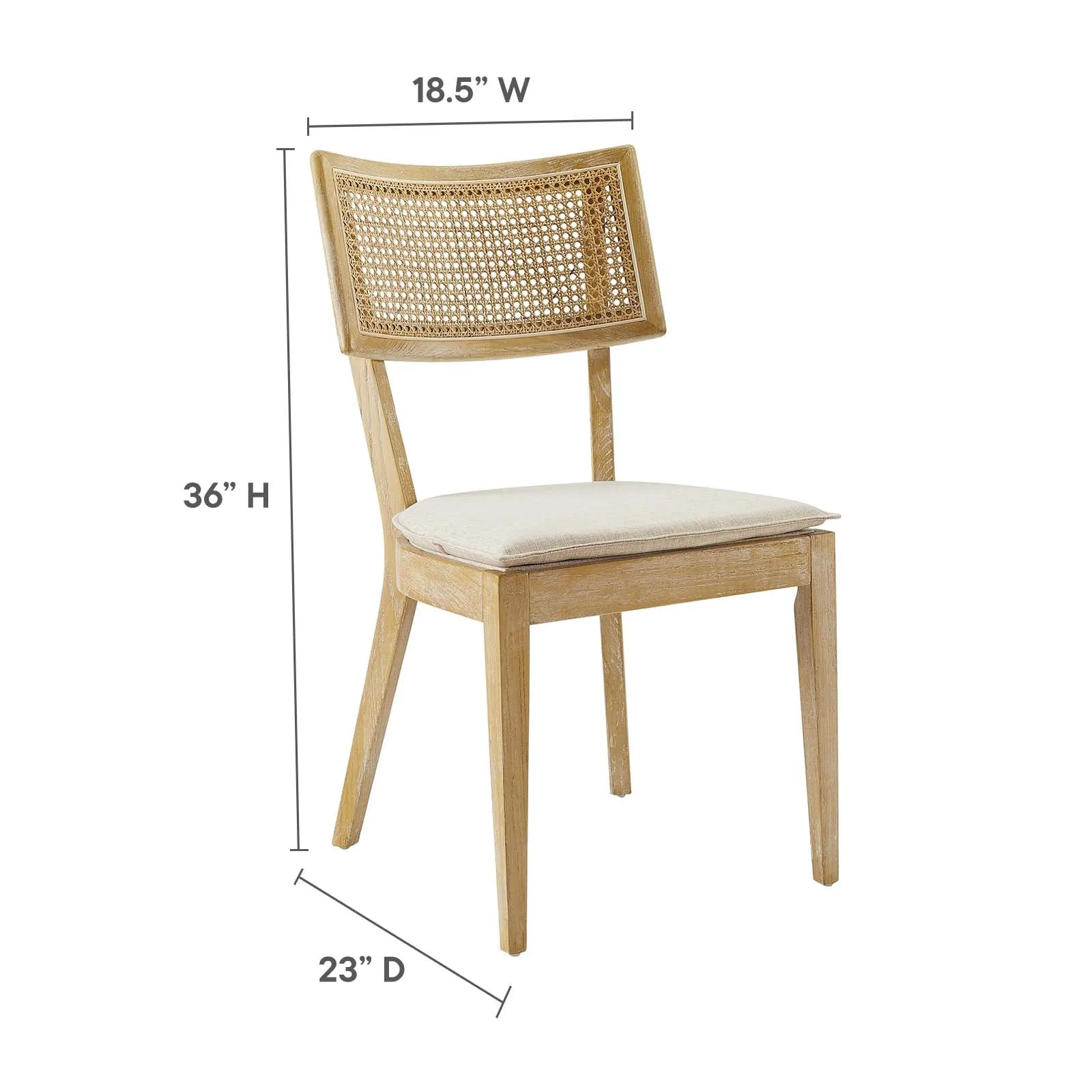 Caledonia Wood Dining Chair Set of 2 By Modway - EEI-6080