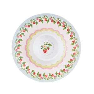 Cath Kidston Melamine Strawberry Chip & Dip Plate