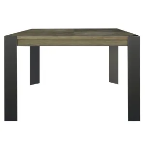 Cedar Fork - 54" Dining Square Counter Height Table - Smoked Arabica