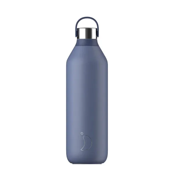 Chilly's Series 2 Whale Blue 1 Litre Bottle