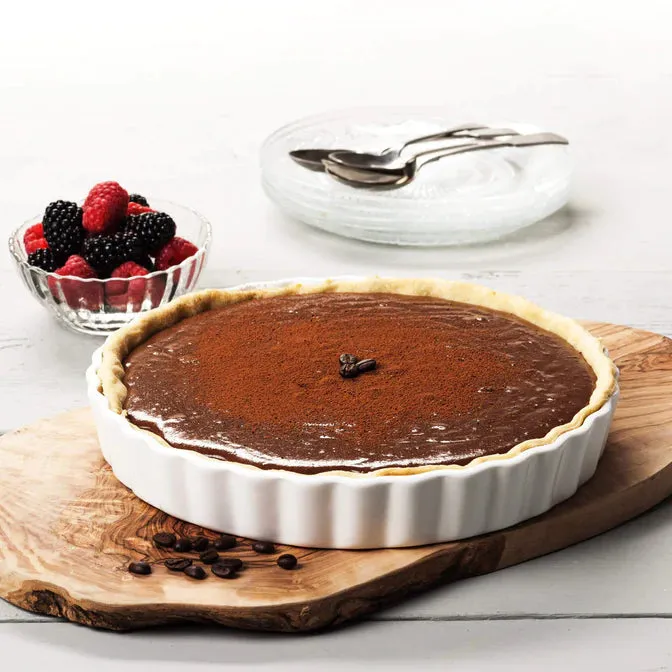 CKS Large 27cm White Flan Dish