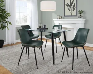 Clara-Durango Dining Set - 5 Piece By LumiSource - DS5-CLRABKCL 4DRNGPUBKGN