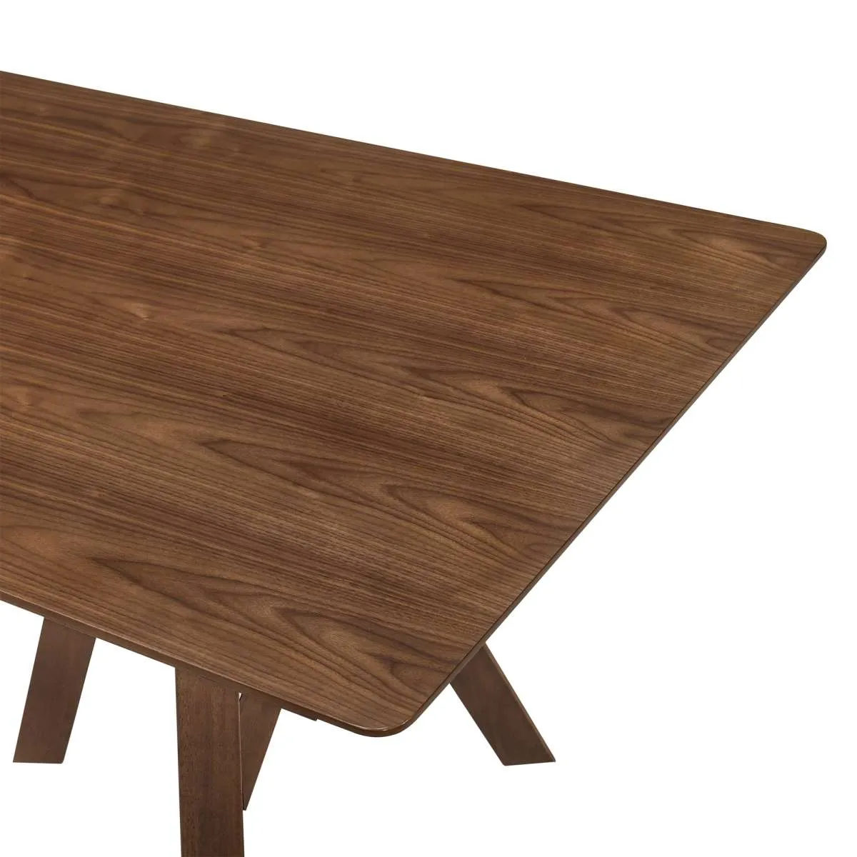 Cortina and Lima 5 Piece Walnut Rectangular Dining Set By Armen Living
