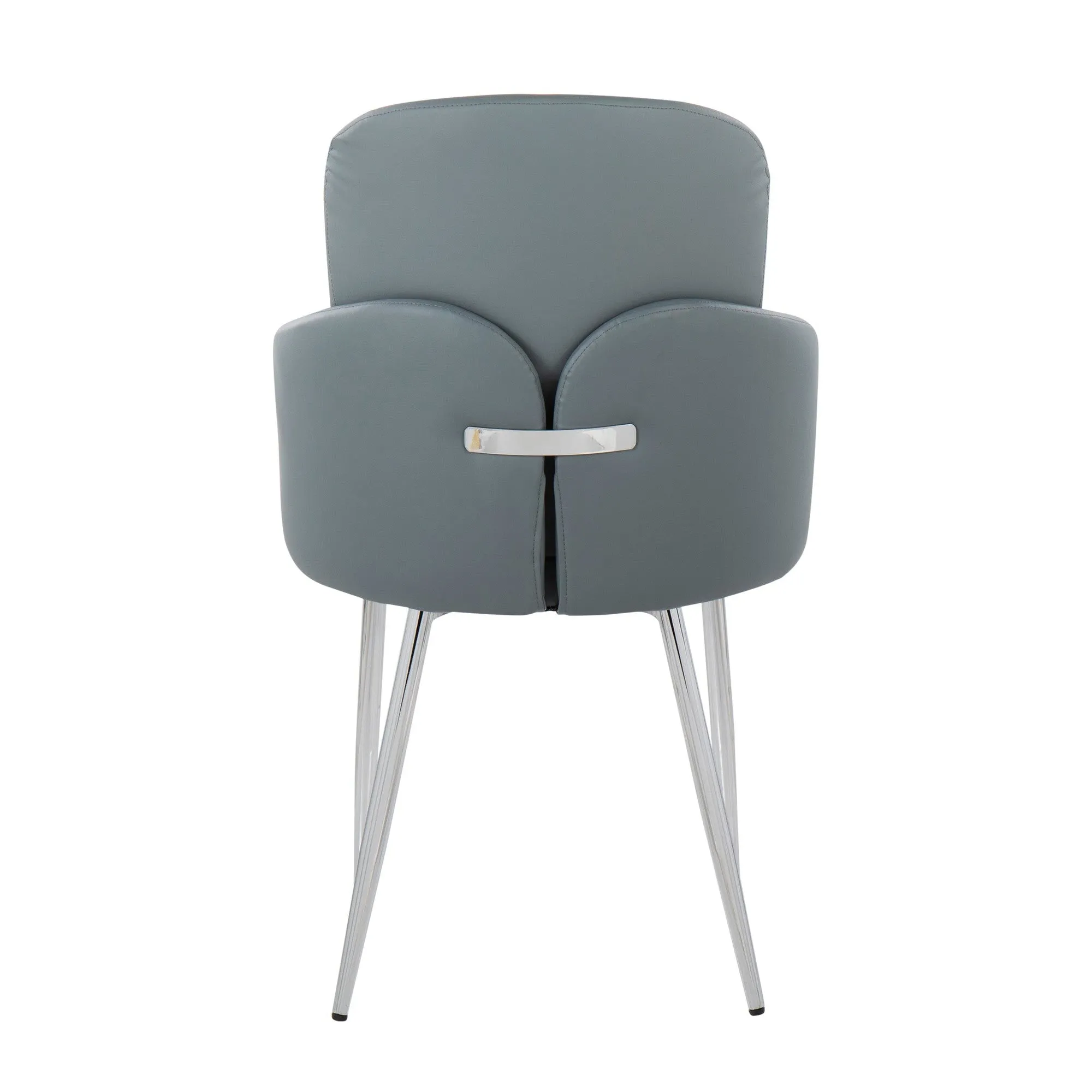 Dahlia Dining Chair - Set of 2 Gray By LumiSource - CH-DAHLIA2 SVGY2