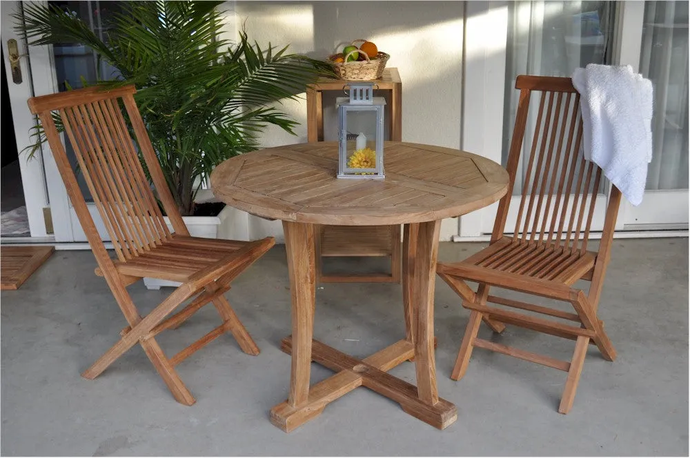 Descanso Bristol 3-Pieces Dining Set By Anderson Teak