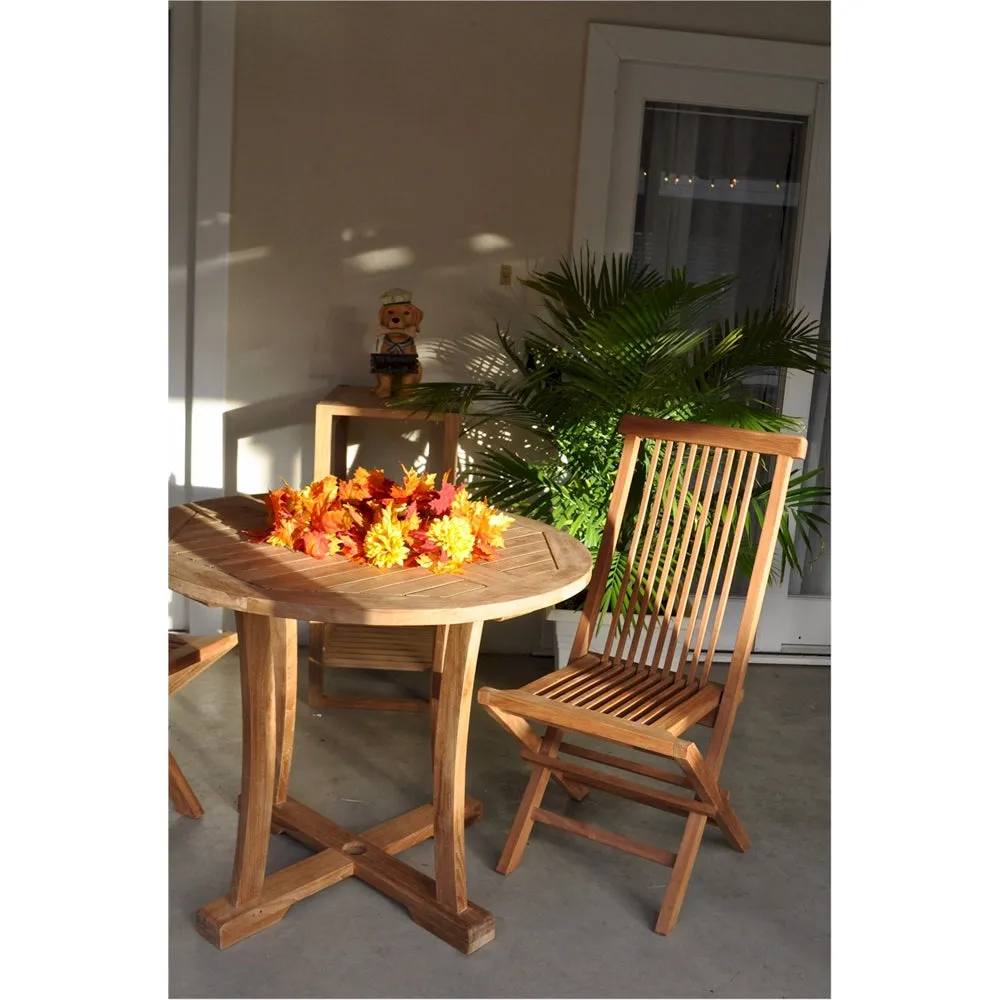Descanso Bristol 3-Pieces Dining Set By Anderson Teak