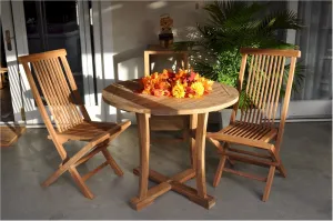 Descanso Bristol 3-Pieces Dining Set By Anderson Teak