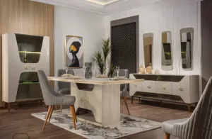 Dining table with 6 chairs from Maiden Home M110453709