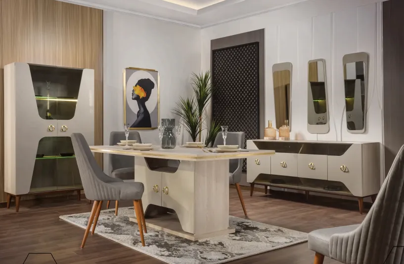 Dining table with 6 chairs from Maiden Home M110453713