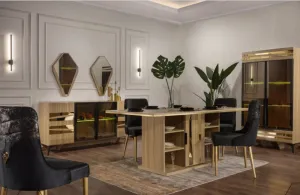 Dining table with 8 chairs from Maiden Home M110453717