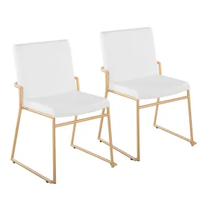 Dutchess Dining Chair - Set of 2 White By LumiSource