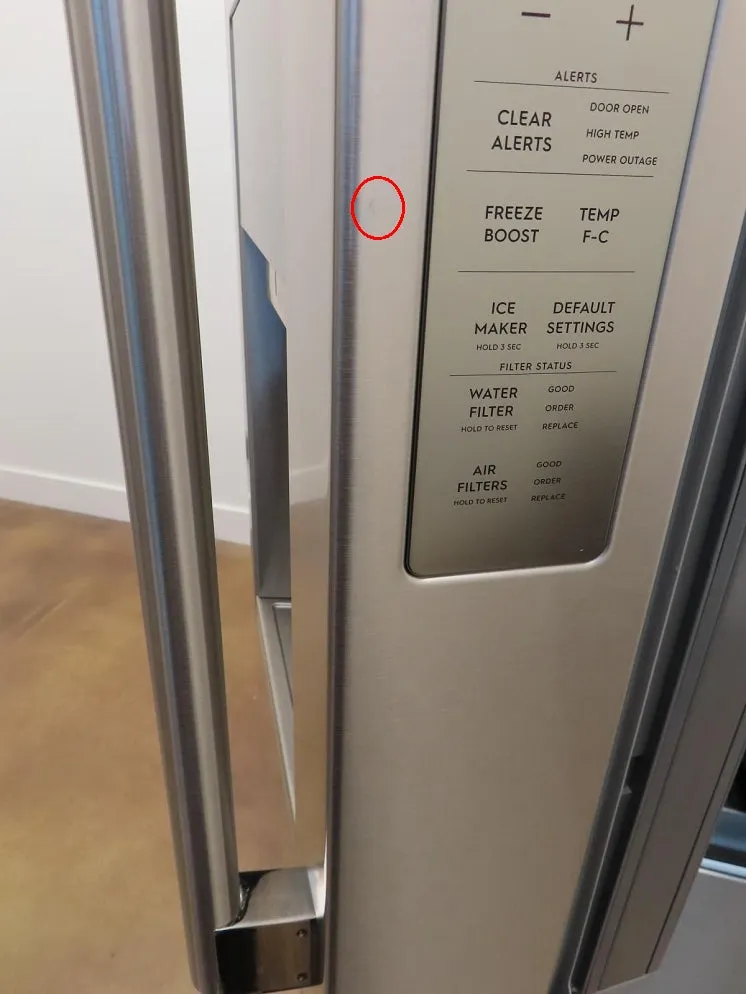 Electrolux ERMC2295AS 36" 4 Door French Door Refrigerator 21.8 Cu. Ft Capacity