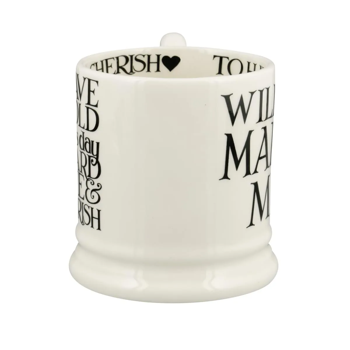 Emma Bridgewater Black Toast Will You Marry Me? Half Pint Mug