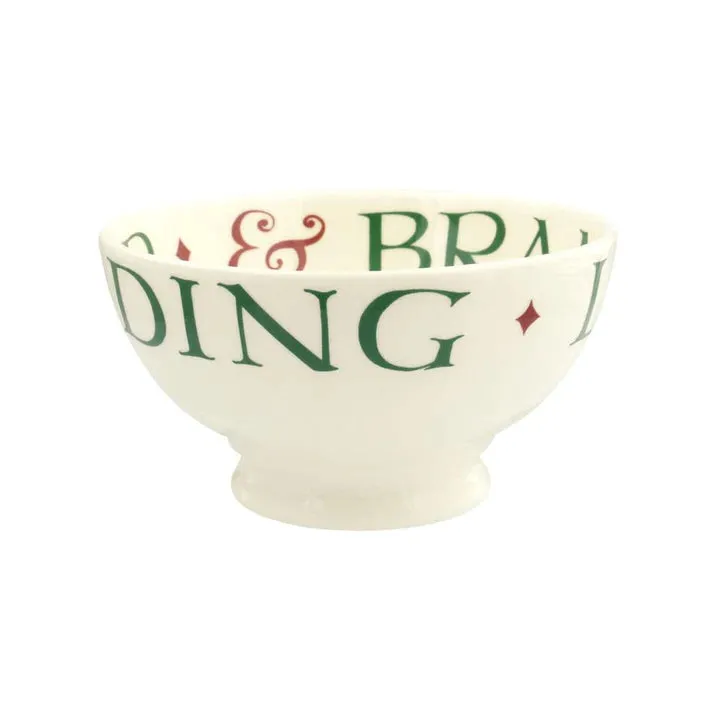 Emma Bridgewater Christmas Toast & Marmalade Lots Of Puddings French Bowl- Sale