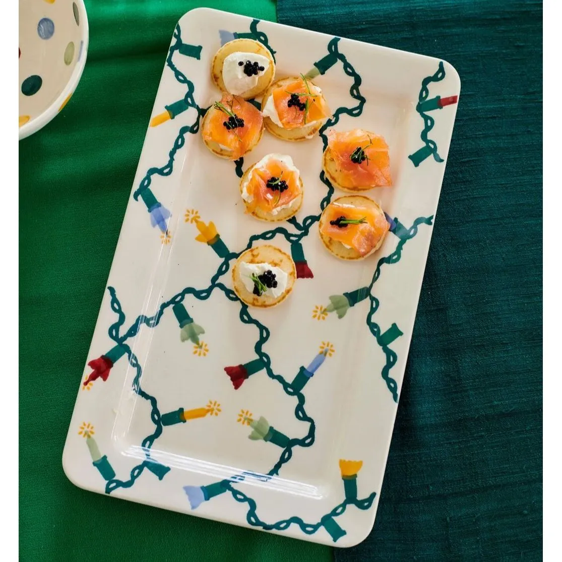 Emma Bridgewater Fairy Lights Medium Oblong Plate