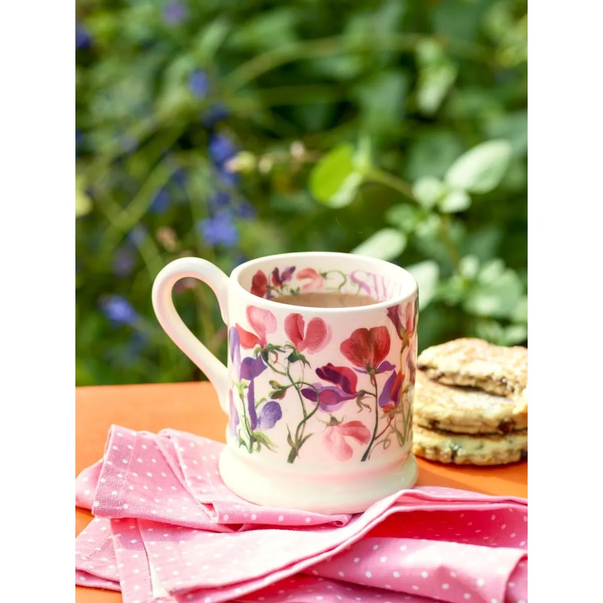 Emma Bridgewater Flowers Multi Sweet Pea Half Pint Mug