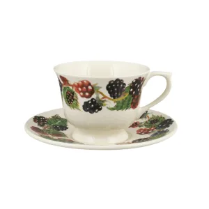 Emma Bridgewater Fruits Blackberry Small Teacup & Saucer