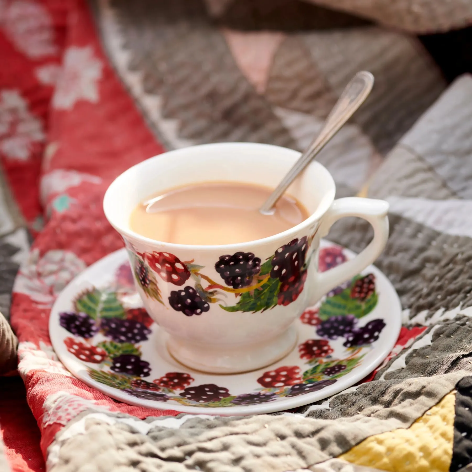 Emma Bridgewater Fruits Blackberry Small Teacup & Saucer
