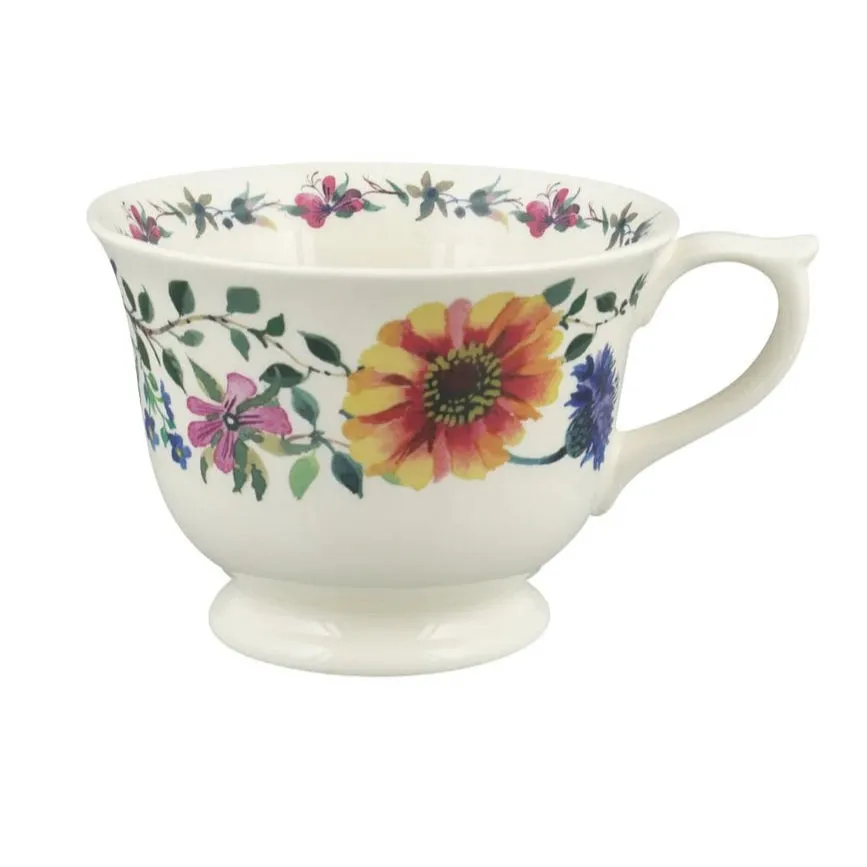 Emma Bridgewater Garden Flowers Large Teacup & Saucer