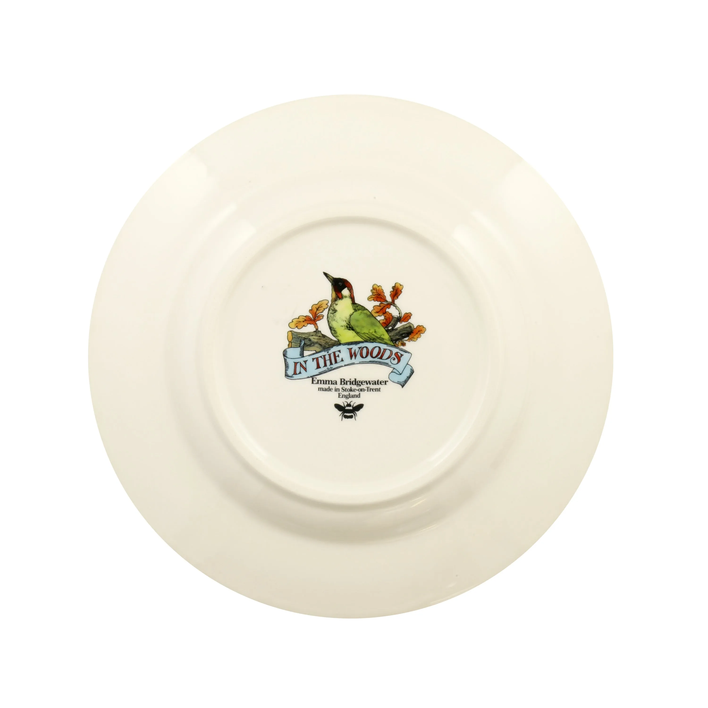 Emma Bridgewater In The Woods Green Woodpecker 8.5" Plate