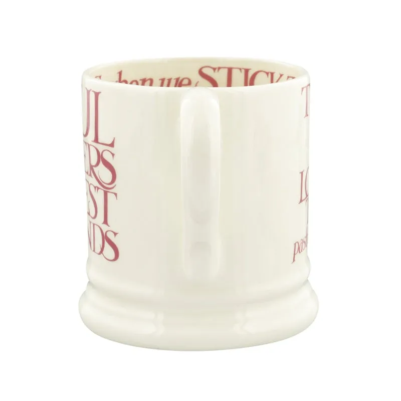 Emma Bridgewater Pink Toast Soul Sisters Half Pint Mug