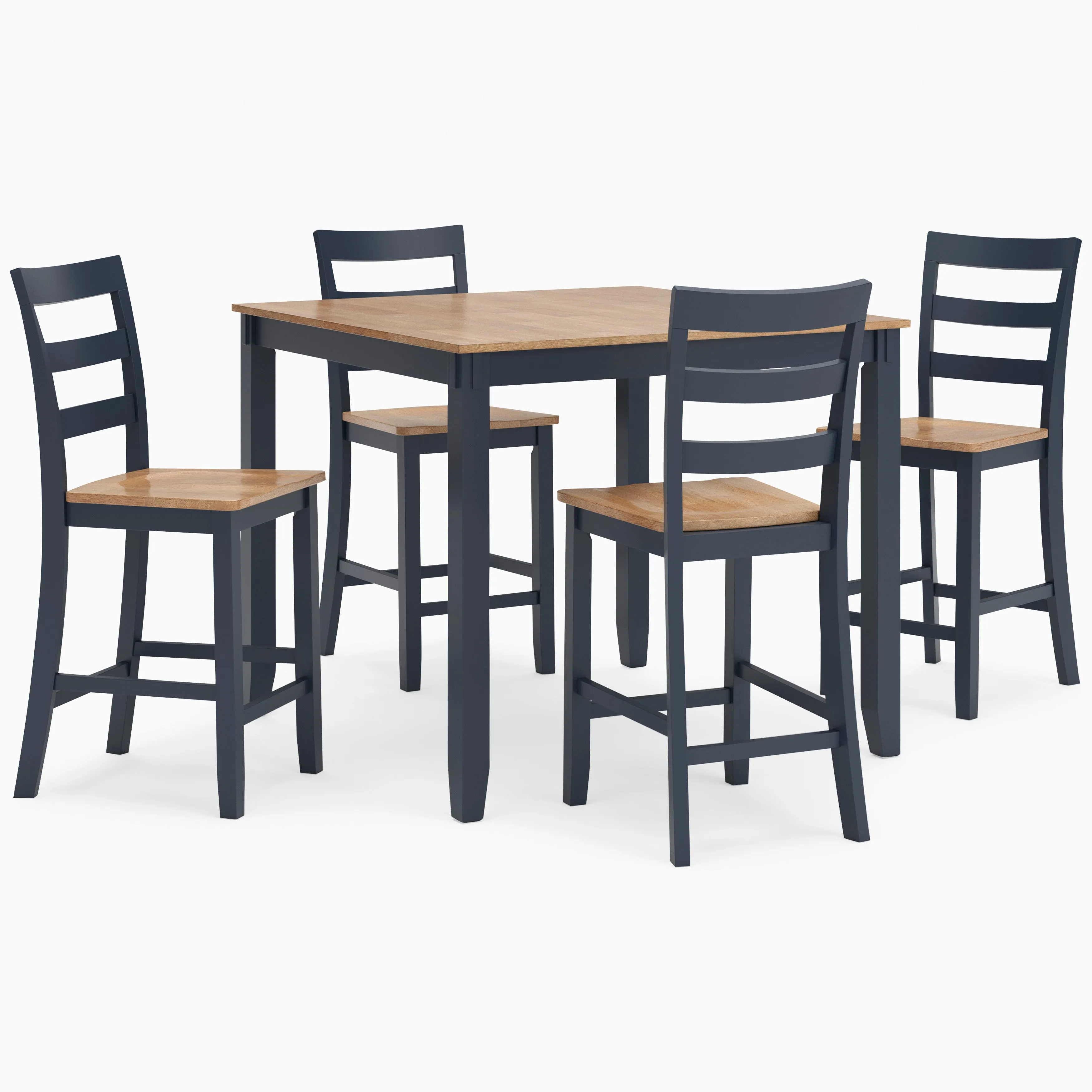 Gesthaven Counter Height Dining Table and 4 Barstools (Set of 5)