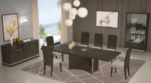 Gray Dining Table By Homeroots - 366367