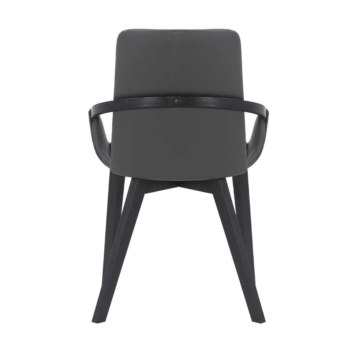 Greisen Modern Charcoal Wood Dining Room Chair By Armen Living
