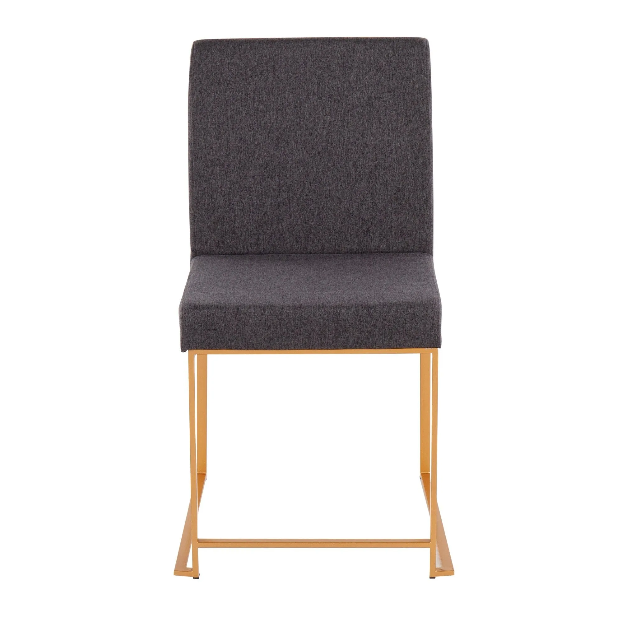 High Back Fuji Dining Chair - Set of 2 Beige By LumiSource - DC-HBFUJI AUBG2