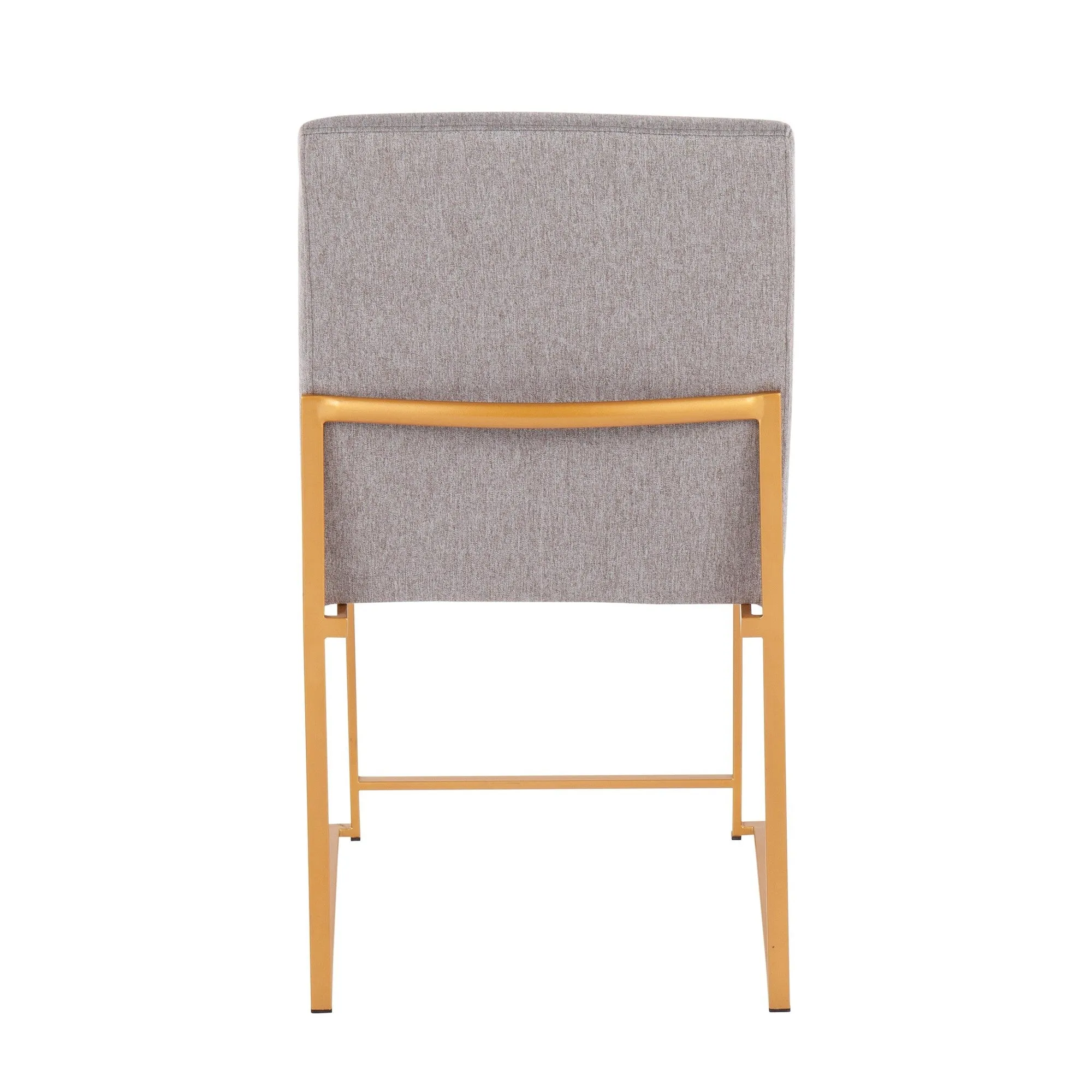 High Back Fuji Dining Chair - Set of 2 Beige By LumiSource - DC-HBFUJI AUBG2