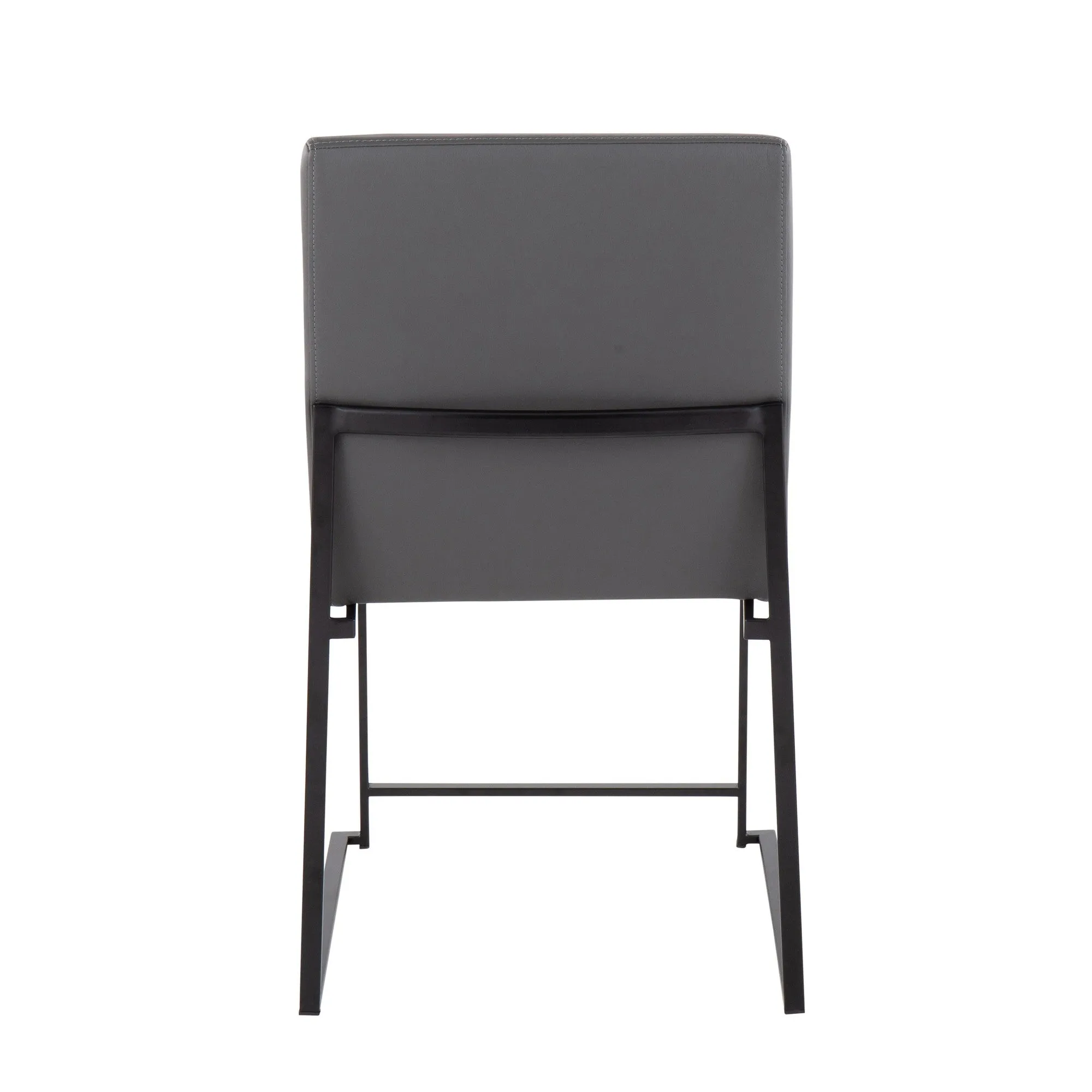 High Back Fuji Dining Chair - Set of 2 Gray By LumiSource - DC-HBFUJI BKGY2