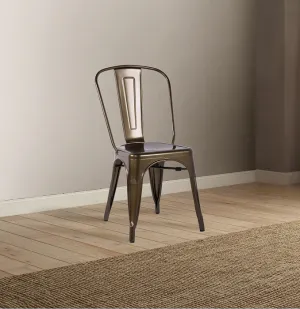 Jakia Bronze Side Chair