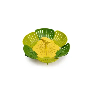 Joseph Joseph Bloom Green Folding Steamer Basket